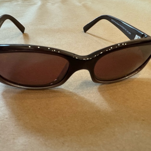 Maui Jim 219-01 Brown Rectangular Sunglasses - Picture 7 of 14